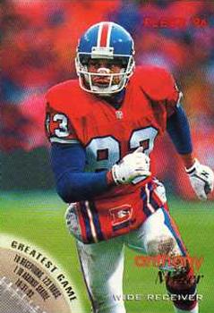 Anthony Miller Denver Broncos 1996 Fleer NFL #41